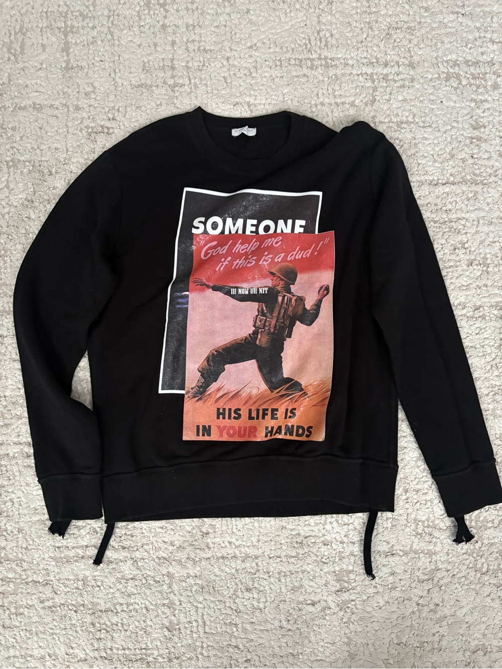 IH NOM UH NIT Propaganda 2 Black Sweatshirt